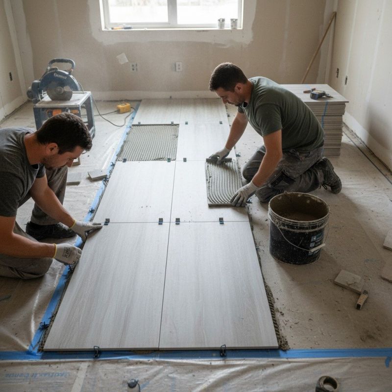 Cement Floor Installation